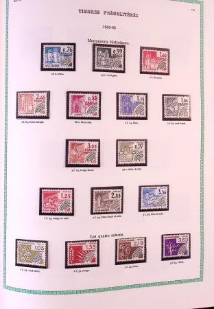 Collection timbres oblitérés de France en 3 albums