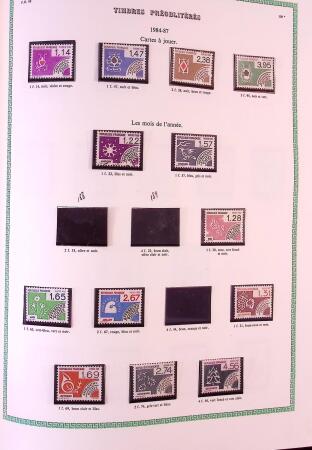 Collection timbres oblitérés de France en 3 albums