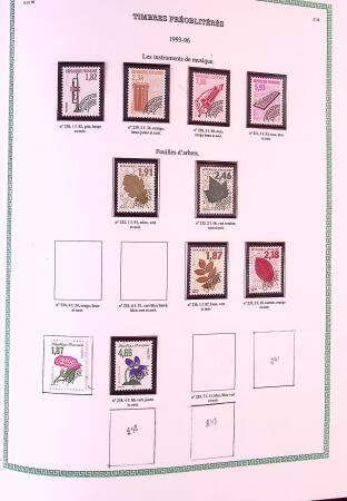 Collection timbres oblitérés de France en 3 albums