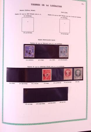 Collection timbres oblitérés de France en 3 albums