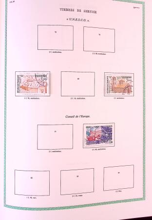 Collection timbres oblitérés de France en 3 albums