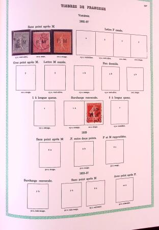 Collection timbres oblitérés de France en 3 albums