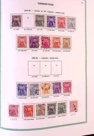 Collection timbres oblitérés de France en 3 albums