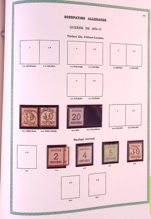 Collection timbres oblitérés de France en 3 albums