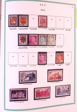 Collection timbres oblitérés de France en 3 albums