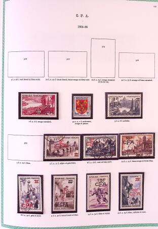 Collection timbres oblitérés de France en 3 albums