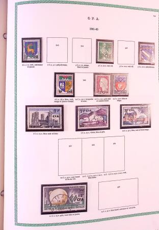 Collection timbres oblitérés de France en 3 albums