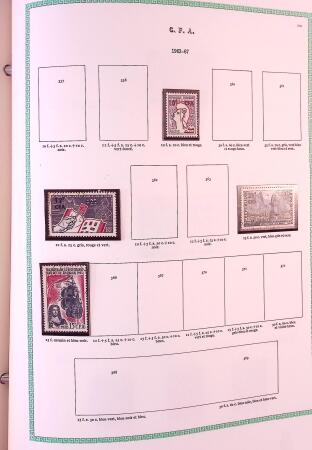 Collection timbres oblitérés de France en 3 albums
