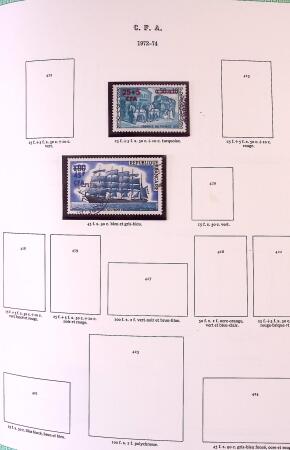 Collection timbres oblitérés de France en 3 albums