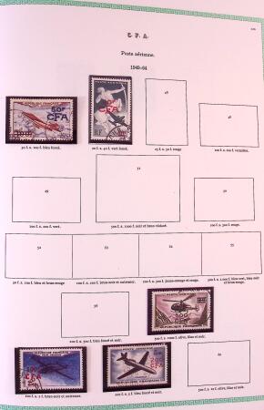 Collection timbres oblitérés de France en 3 albums