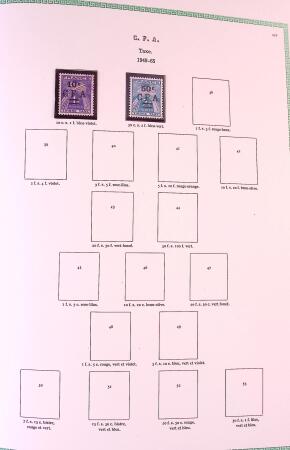 Collection timbres oblitérés de France en 3 albums
