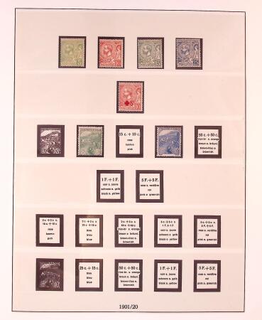 Collection timbres neuf de Monaco en 5 albums