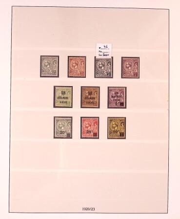 Collection timbres neuf de Monaco en 5 albums