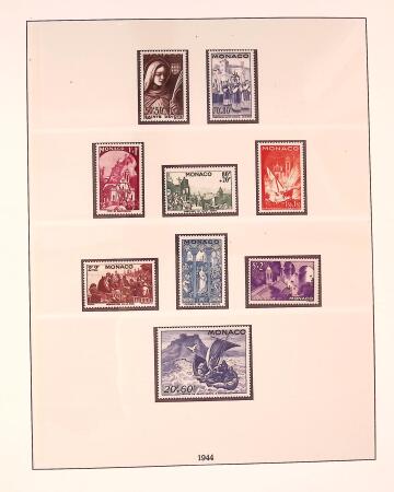 Collection timbres neuf de Monaco en 5 albums