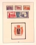 Collection timbres neuf de Monaco en 5 albums