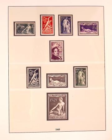 Collection timbres neuf de Monaco en 5 albums