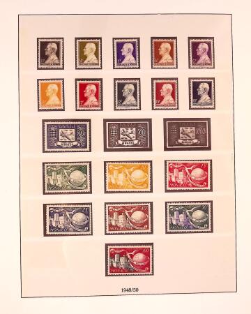 Collection timbres neuf de Monaco en 5 albums