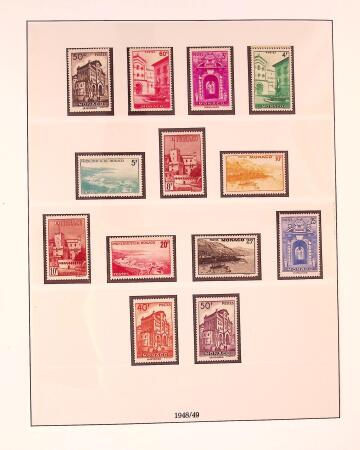 Collection timbres neuf de Monaco en 5 albums