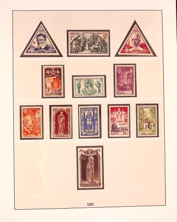 Collection timbres neuf de Monaco en 5 albums