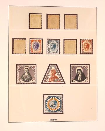 Collection timbres neuf de Monaco en 5 albums