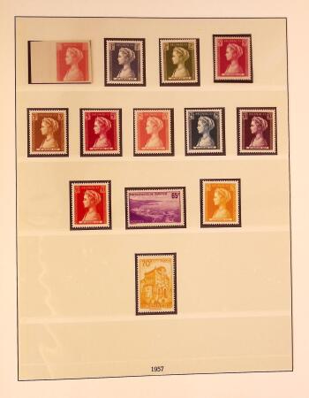 Collection timbres neuf de Monaco en 5 albums