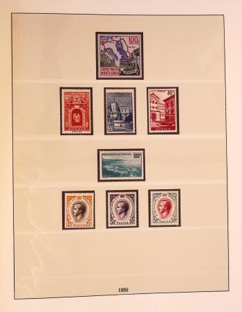 Collection timbres neuf de Monaco en 5 albums