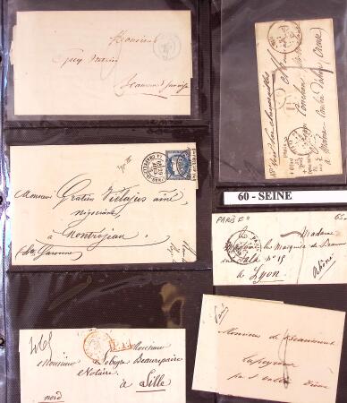 1346-1930 Lot de lettres anciennes de France et étranger,