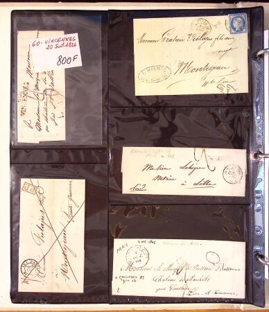 1346-1930 Lot de lettres anciennes de France et étranger,