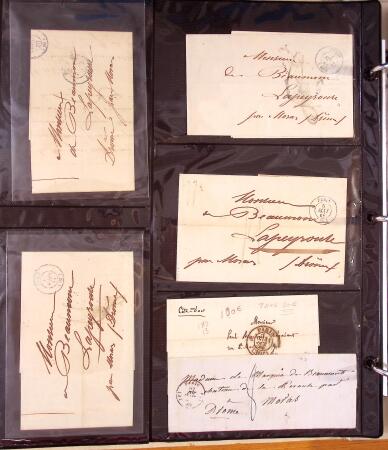 1346-1930 Lot de lettres anciennes de France et étranger,