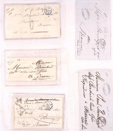 1346-1930 Lot de lettres anciennes de France et étranger,