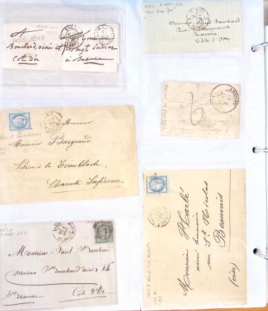 1346-1930 Lot de lettres anciennes de France et étranger,