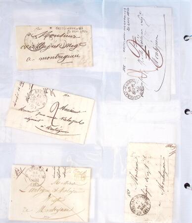 1346-1930 Lot de lettres anciennes de France et étranger,