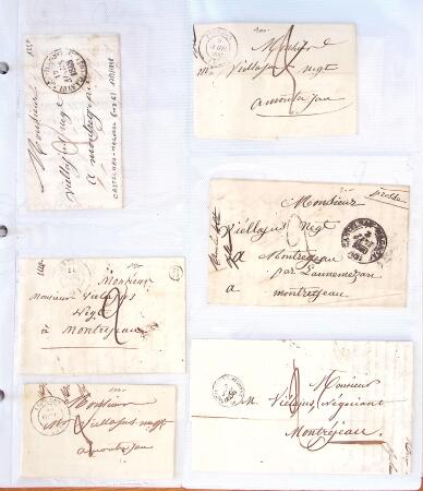 1346-1930 Lot de lettres anciennes de France et étranger,