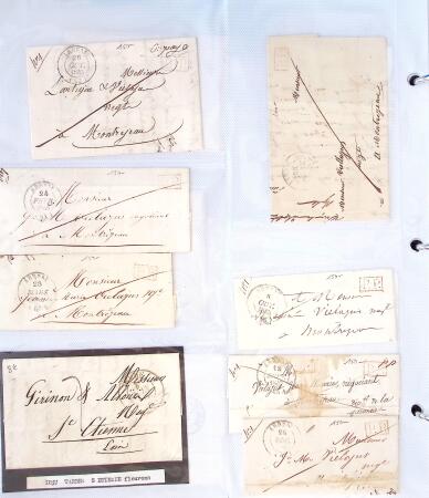1346-1930 Lot de lettres anciennes de France et étranger,