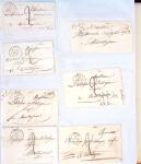 1346-1930 Lot de lettres anciennes de France et étranger,