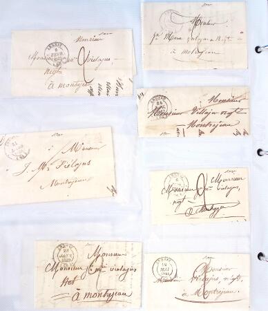 1346-1930 Lot de lettres anciennes de France et étranger,