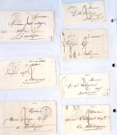 1346-1930 Lot de lettres anciennes de France et étranger,