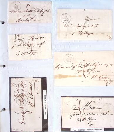 1346-1930 Lot de lettres anciennes de France et étranger,