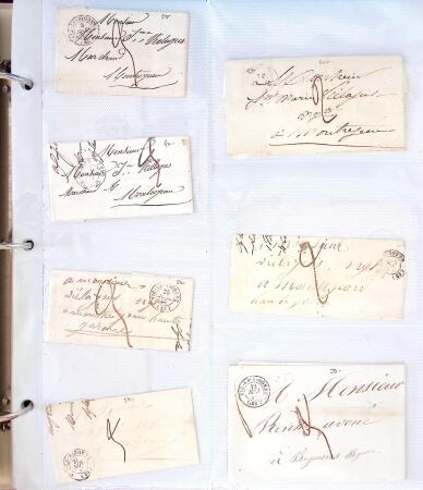 1346-1930 Lot de lettres anciennes de France et étranger,
