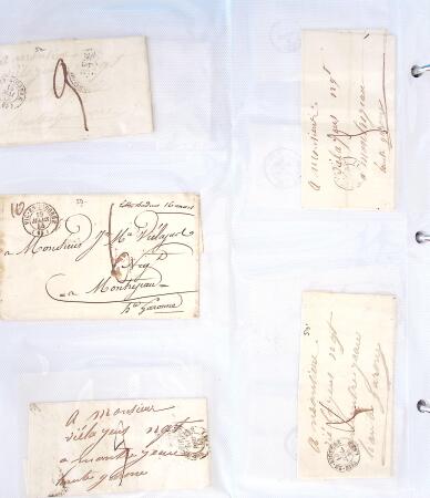1346-1930 Lot de lettres anciennes de France et étranger,