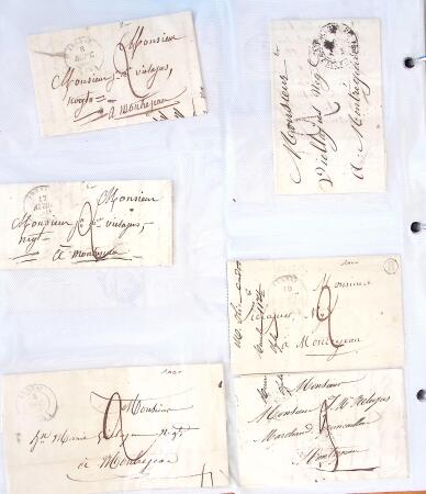 1346-1930 Lot de lettres anciennes de France et étranger,