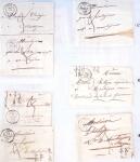 1346-1930 Lot de lettres anciennes de France et étranger,