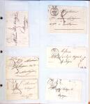 1346-1930 Lot de lettres anciennes de France et étranger,