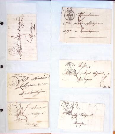 1346-1930 Lot de lettres anciennes de France et étranger,
