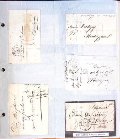 1346-1930 Lot de lettres anciennes de France et étranger,