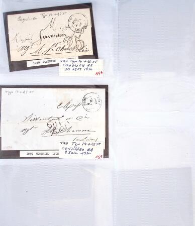 1346-1930 Lot de lettres anciennes de France et étranger,