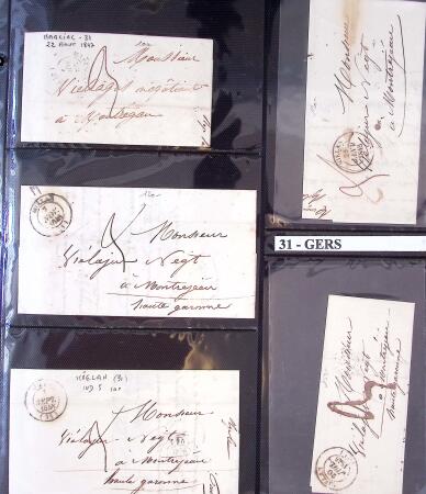 1346-1930 Lot de lettres anciennes de France et étranger,