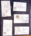 1346-1930 Lot de lettres anciennes de France et étranger,