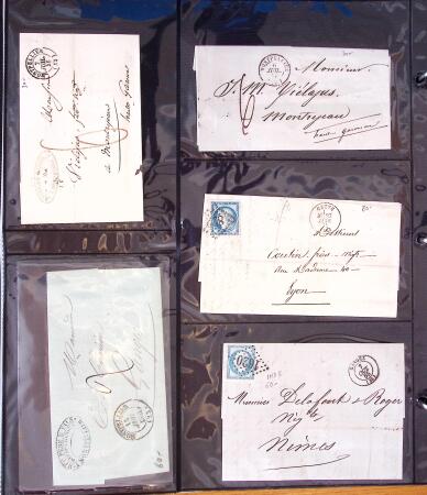 1346-1930 Lot de lettres anciennes de France et étranger,