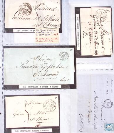 1346-1930 Lot de lettres anciennes de France et étranger,
